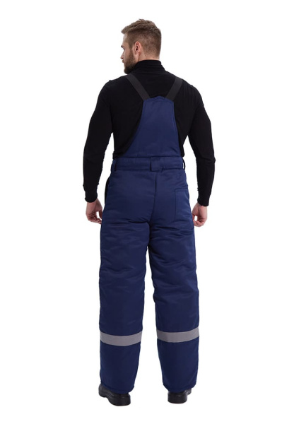 Костюм ЗИМНИК зимний с БР (лимонный/т.синий)