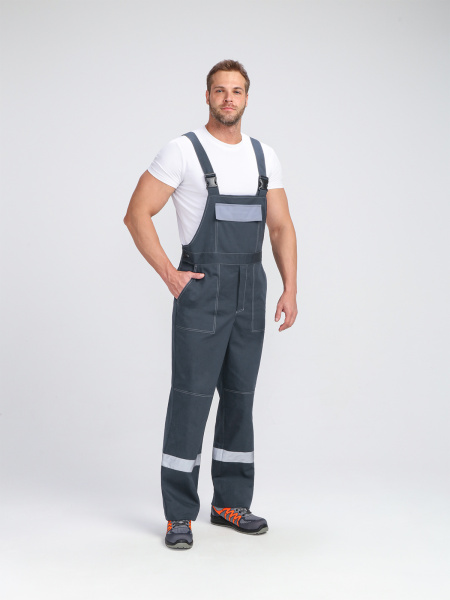 Костюм БРИГОТЕК-2 СОП с ПК (т.серый/св.серый)