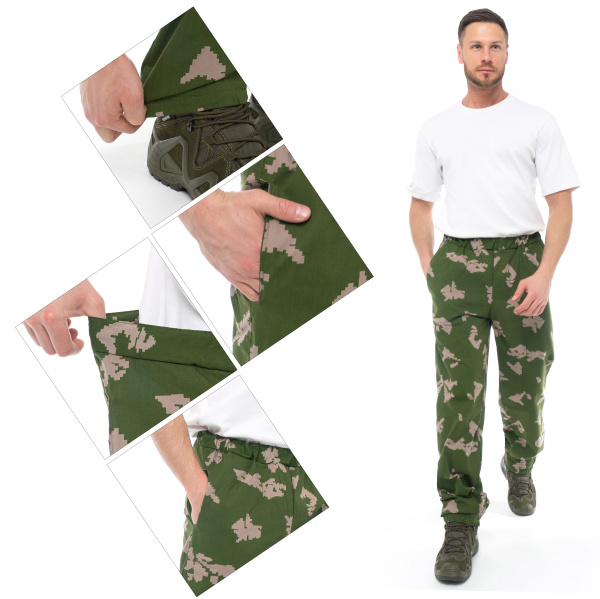 Костюм ПОГРАНИЧНИК с БР (кмф хаки/серый)