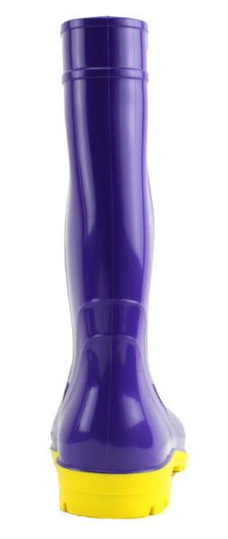 Сапоги ПВХ Д18 ЭДЕЛЬВЕЙС ДАРИНА женские (фиолетовый/желтый)