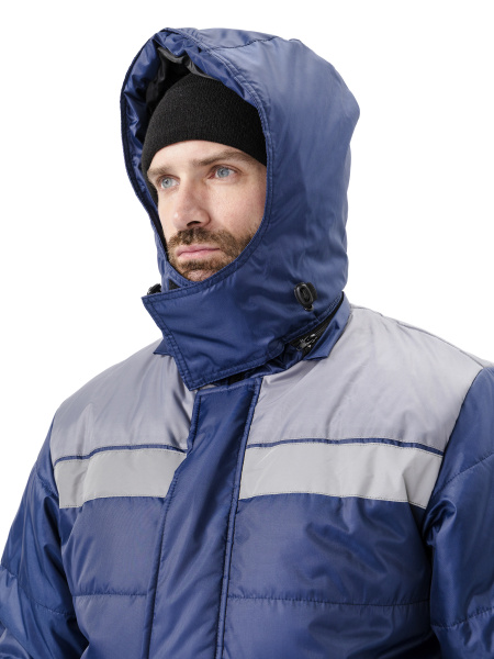 Куртка ЭРЕБУС зимняя (т.синий/серый)