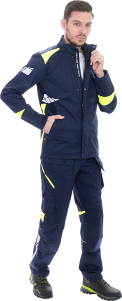 Куртка ACTIVE FLEX / АКТИВ ФЛЕКС (т.синий/флуоресцентный желтый)