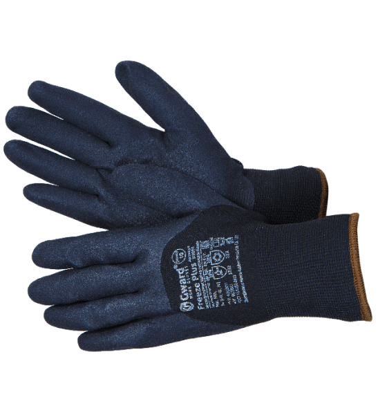 Перчатки FREEZE PLUS утепленные двуслойные со вспененным нитриловым покрытием