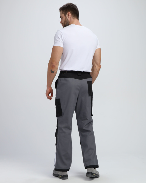 Брюки МИЛАН CH (т.серый/черный)