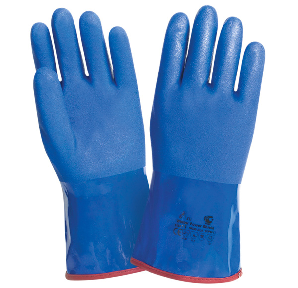 Перчатки 2HANDS WINTER POWER SHIELD 5K30 BOA ПВХ (синий)