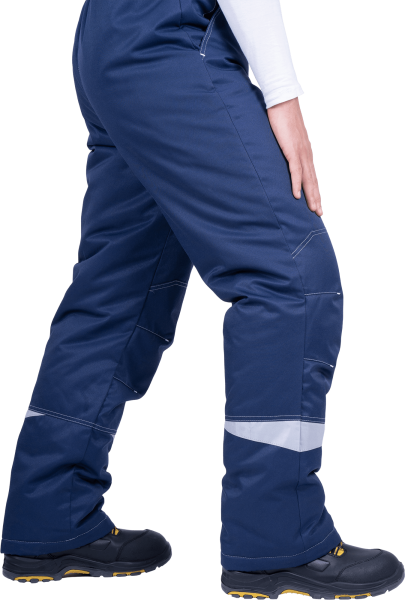 Костюм КМ-10 ЛЮКС зимний 3-4 класс c ПК (василек/т.синий)