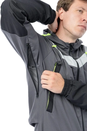 Комбинезон BRODEKS KS 503 (серый/черный)