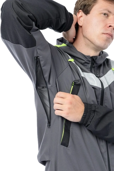 Комбинезон BRODEKS KS 503 (серый/черный)