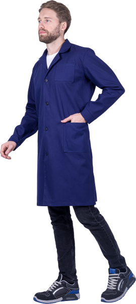 Халат ДИАГОНАЛЬ (синий)