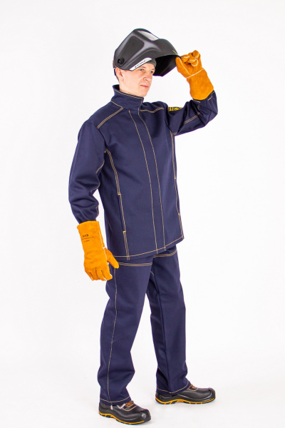 Костюм сварщика ВОЛАТ-У с БР 2 класс (синий)