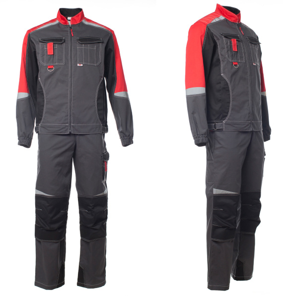 Костюм ФОРМУЛА с ПК (т.серый/красный/черный)