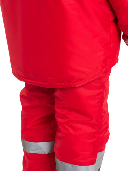 Костюм ГРАДУС зимний с ПК (красный/черный/св.серый)