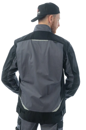 Куртка Brodeks KS 202 C (графит серый/черный)