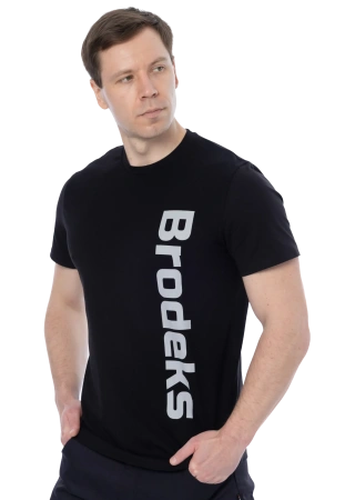 Футболка BRODEKS KS704 (черный)