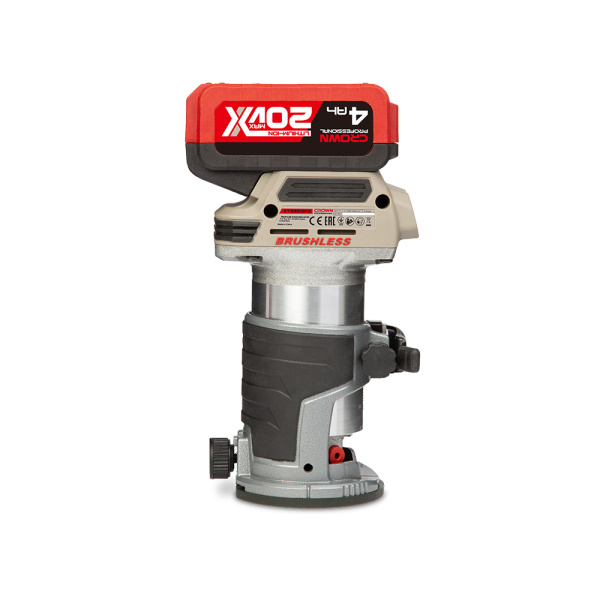 Аккумуляторный фрезер CROWN CT26010HX-4 BMC 20В B3+ 2х4.0Ач 10000-30000об/мин