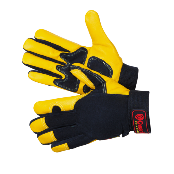 Перчатки ARGO виброзащитные кожаные