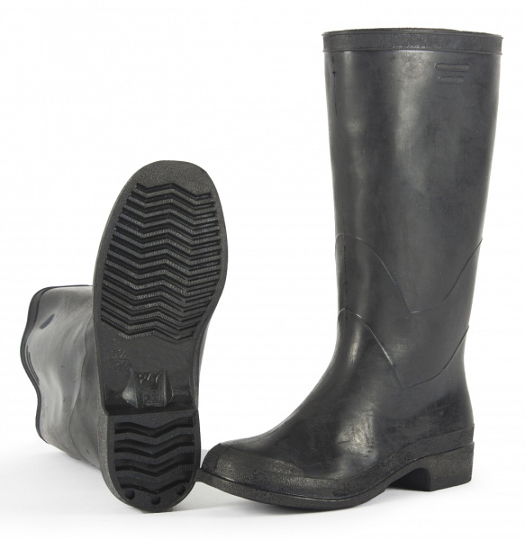 Сапоги формовые резиновые мужские 1 сорт (черный)