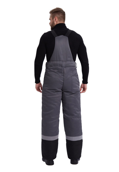 Костюм ЗИМНИК зимний с БР (т.серый/черный/красный)