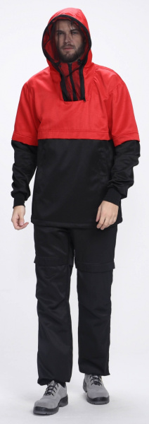 Костюм ЗАЩИТА с БР (красный/черный)