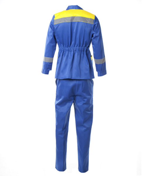 Костюм ДЮЙМОВОЧКА женский СОП с БР (василек/желтый)