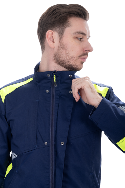 Куртка ACTIVE FLEX / АКТИВ ФЛЕКС (т.синий/флуоресцентный желтый)