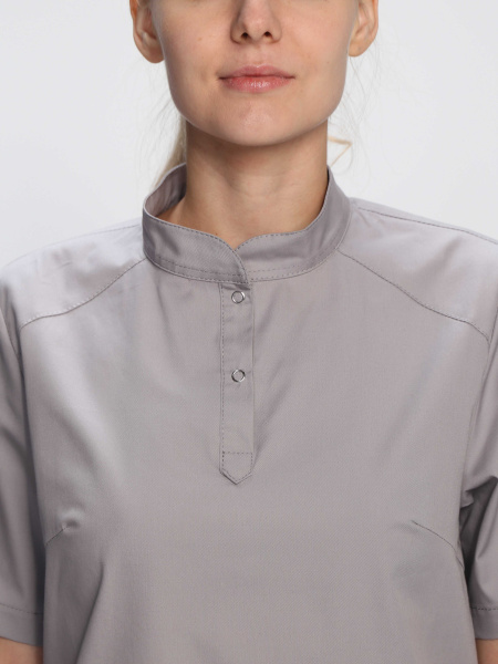 Костюм MEDLINE женский с БР (св.серый)