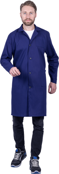 Халат ДИАГОНАЛЬ (синий)