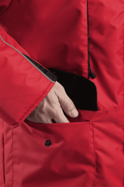 Куртка ДИКСОН зимняя (красный/чёрный)