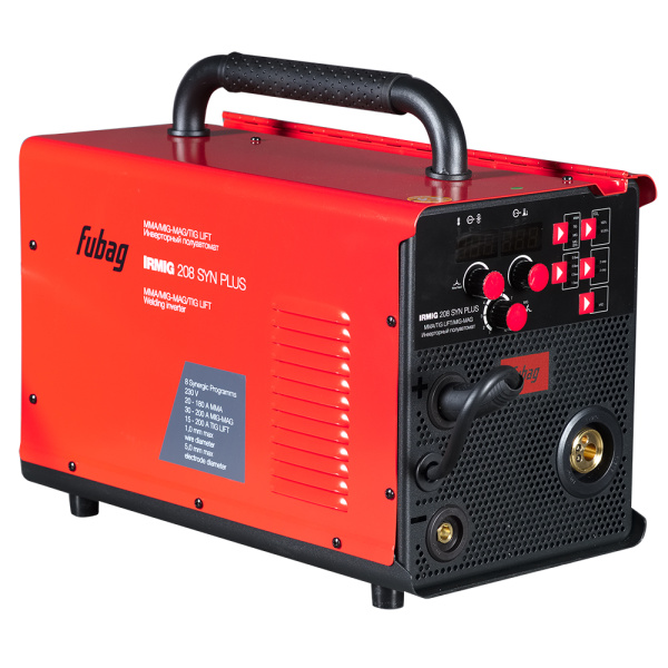 Сварочный полуавтомат FUBAG IRMIG 208 SYN PLUS c горелкой FB 250 3m