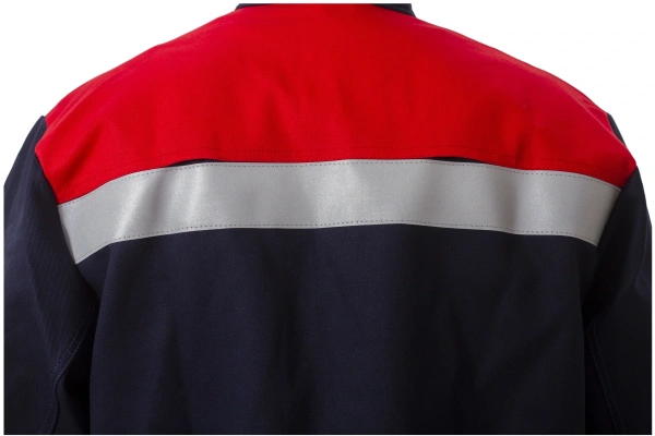 Костюм сварщика ОНИКС СОП 1 кл.защиты с БР (т.синий/красный)