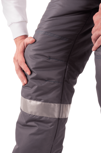 Костюм ГАЛАКТИКА зимний с ПК (серый/бирюзовый)