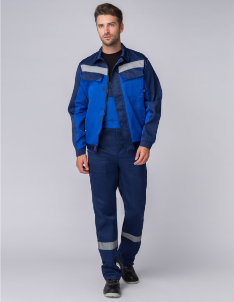 Костюм МАСТЕР с ПК (т.синий/васильковый)