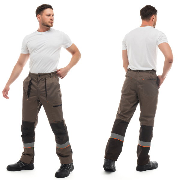 Костюм БЕРГЕН с БР (бежевый/т.коричневый)