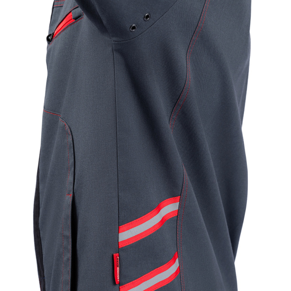 Куртка РЕЙН (т.серый/черный/красный)