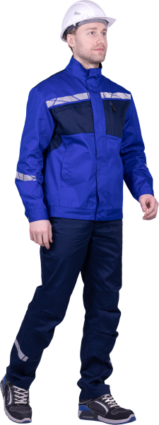 Куртка СТРОНГ ИМПОРТ (васильковый/т.синий)