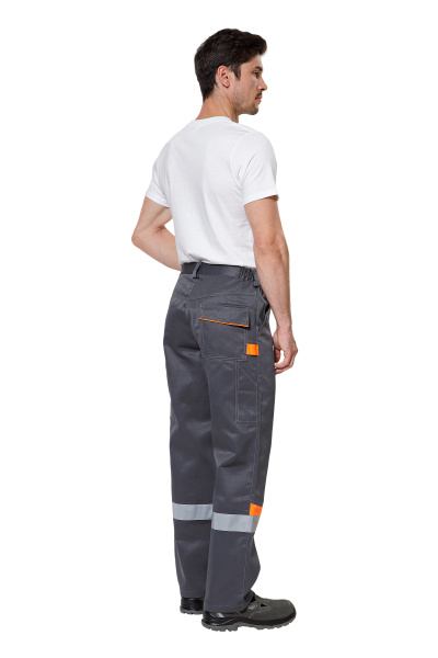 Костюм КОМФОРТ 1 с БР (серый/оранжевый)