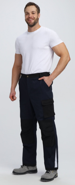 Брюки МИЛАН NEW CH МВО (т.синий/черный)