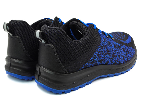 Полуботинки МИСТРАЛЬ AZ001-CK ПУ-ТПУ с КП и КС (синий/черный)