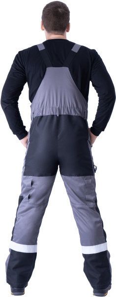 Костюм ЛОГЕР ПРОТЕКТ с ПК (серый/черный/лимонный)