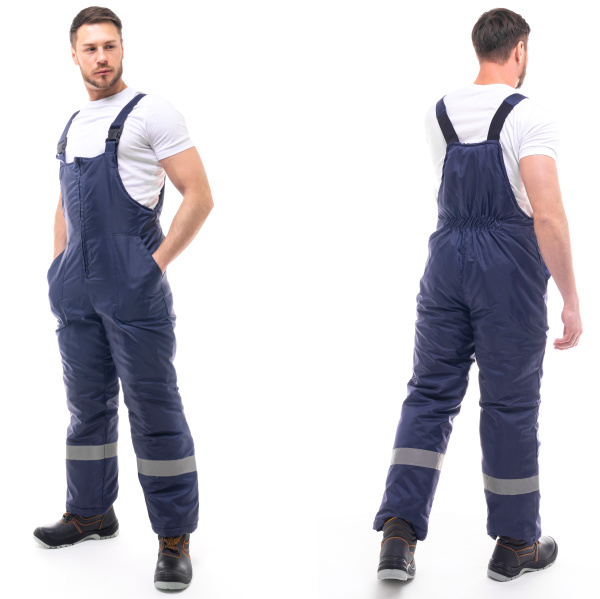 Полукомбинезон СТАНДАРТ зимний с СОП оксфорд (т.синий)