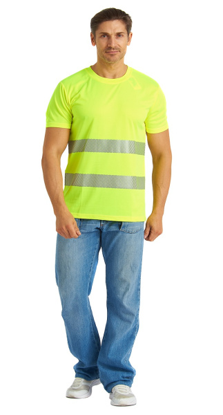 Футболка сигнальная с СОП (лимонная)