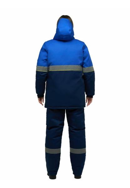 Костюм СЕВЕРНАЯ ШИРОТА женский зимний с ПК (синий/васильковый)