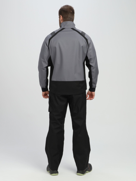 Куртка PROFLINE LEADER софтшел (серый/черный)