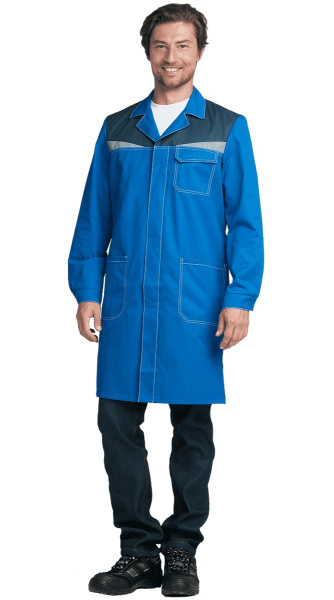 Халат RONTA HL542 (василек/т.синий)