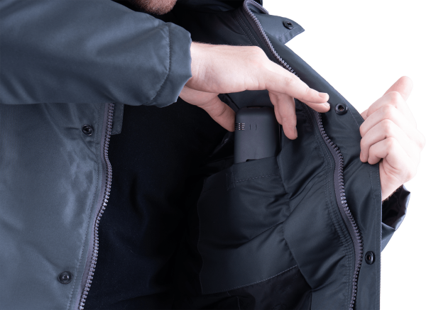 Куртка ШТУРМАН демисезонная (серый/васильковый)