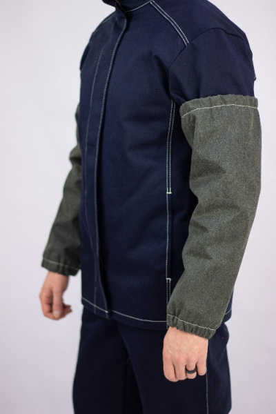 Нарукавники сварщика ВОЛАТ-А с термостойким силиконовым покрытием