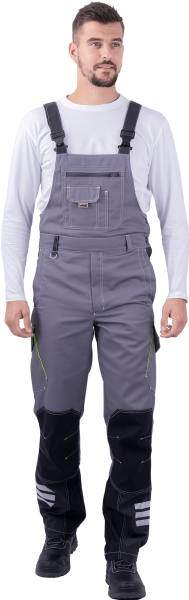 Полукомбинезон ЭДВАНС (серый/т.серый/черный)
