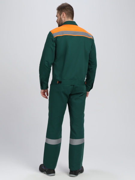 Костюм ИТРОРИС-1 СОП с БР (т.зеленый/оранжевый)