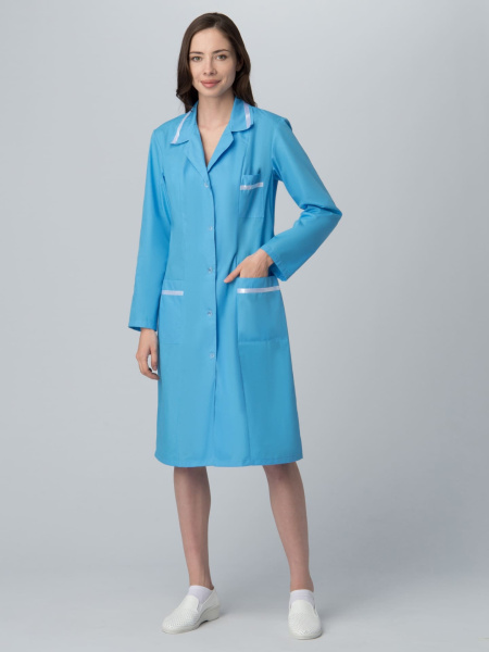 Халат СТАНДАРТ женский (голубой)