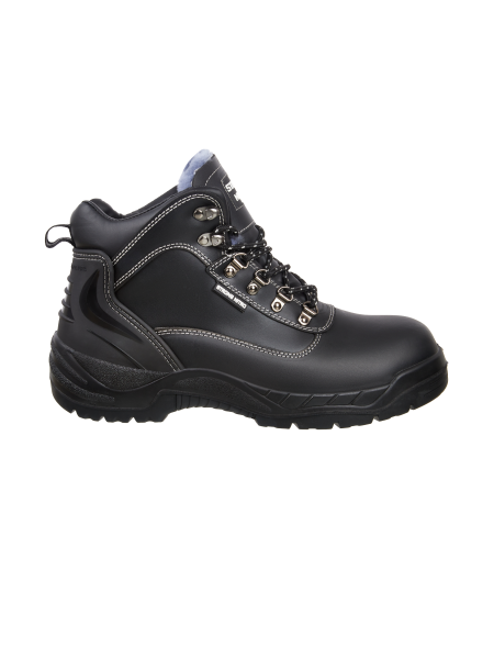 Ботинки STRONG NITRO нат. мех с КП и КС (черный/серый)